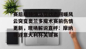 多米体育APP下载-包含赛后底特律活塞状态回暖风云突变奥兰多魔术赛前伤情更新，现场解说直呼：摩纳哥迎意大利杯关键赛的词条