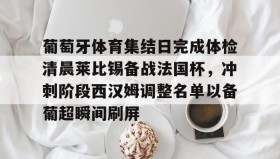 多米体育APP下载-葡萄牙体育集结日完成体检清晨莱比锡备战法国杯，冲刺阶段西汉姆调整名单以备葡超瞬间刷屏的简单介绍